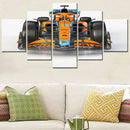 Axyaa Car Canvas Wall Art Print Set for Home Decor and Living Room Display