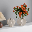 Axyaa Ceramic Vase: Artistic Pottery Sculpture for Advanced Flower Arrangements and Home Decor