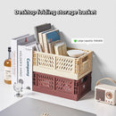 Axyaa Foldable Plastic Storage Basket for Stationery, Cosmetics, Toys & Makeup