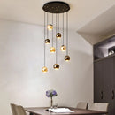 Axyaa Modern Home Stair Chandelier Living Room Dining Room Interior Lighting