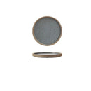 Axyaa Coarse Pottery Vertical Edge Ceramic Pasta Plate, Solid Color Round Dish