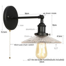 Axyaa Industrial Loft LED Wall Lights for Coffee Porch Bathroom Mirror Stairs Bedroom