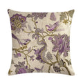 Axyaa Country Flower Bird Series Linen Pillowcase 45*45cm