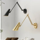 Axyaa Adjustable Telescopic LED Wall Lamp Swing Arm Sconce Bedside Light