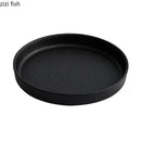 Axyaa Frosted Ceramic Service Plate Set - Restaurant Tableware for Dining and Entertaining