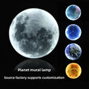 Axyaa Nordic Moon Wall Lamp: Modern Minimalist Star Planet Light for Home Office