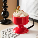 Axyaa Ceramic Dessert Bowl Set for Ice Cream, Yogurt, Salad, Pudding, and Cold Drinks