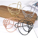 Axyaa French Fries Cone Basket Holder Set - Food Display Rack with Dip Dishes & Chicken Snack Bowl