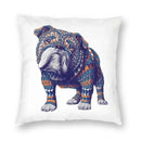 Axyaa Cute English Bulldog Floor Pillowcase for Home Decor