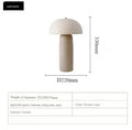 Wabi-Sabi Style Pottery Desk Lamp for Bedroom and Living Room by Axyaa