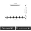 Axyaa Glass Chandelier: Nordic Luxury Ceiling Light for Living Room & Bedroom