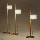 Axyaa Wood Table Lamp Liftable Minimalist Adjustable Floor Light for Living Room