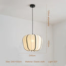 Axyaa Nordic Creamy Style E27 Pendant Light Bar Chandelier Lamparas