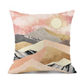 Axyaa Sunset Cactus Desert Cushion Cover - Home Decor Sofa Pillow Case