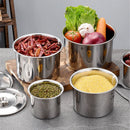 Axyaa Stainless Steel Food Storage Canister with Lid - Kitchen Organizer & Spice Box