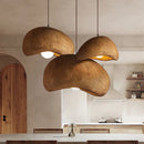 Axyaa Wind Cloud Chandelier: Unique Cement Pendant Light for Home Decor & Restaurant