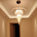 Axyaa Luxe Murano Crystal Chandelier for Villa Staircase Hall & Living Room