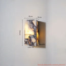Axyaa Marble LED Wall Light for Indoor Lighting in Wabi Sabi Style