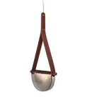 Axyaa Amber Glass Chandelier LED Pendant Light Industrial Nordic Style