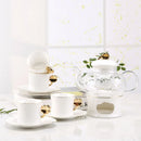 Axya Chic Coffee Pot Tea Cup Set Modern Porcelain High-grade Cups Dish Set