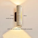Axyaa Vintage LED Wall Lights for Living Room, Bathroom, Bedroom - Columnar Stone Design