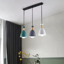 Axyaa Nordic Macaron Dining Table Light: Modern & Simple Circular Lamp for Bar Counter