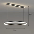 Axyaa Modern Pendant Chandelier LED Ceiling Light for Dining Room