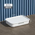 Axyaa Rectangular Storage Box with Lid - Household Closet Organizer