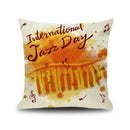 Axyaa Piano Key Notes Pillowcase - Home/Office Sofa Decor