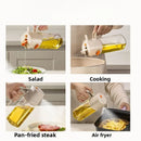 Axyaa Glass Oil Spray Bottle & Watering Can Dual-purpose Kitchen Household
