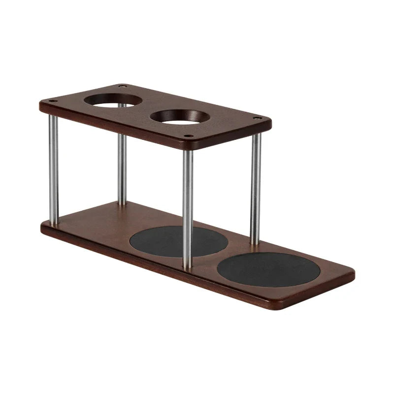 Axyaa Wooden Coffee Stand Camping Portable Brewing Tool Rack