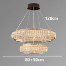 Axyaa Luxury Crystal Chandelier Pendant Light for Living Room Dining Room Ceiling