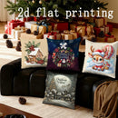 Axyaa Christmas Pillow Covers: Cute & Festive Pattern for Sofa, Bedroom, Car