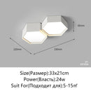 Axyaa Adjustable LED Ceiling Lamp Warm/Cool White Lighting Living Room Bedroom Home Fixture