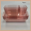 Axyaa Transparent Drawer Storage Box: Kitchen Tableware Cosmetics Organizer