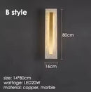 Axyaa Gold Marble Wall Sconce - Luxury Lighting Fixture for Living Room & Bedroom