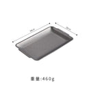 Axyaa Stainless Steel Rectangular Plate for Steak & Snacks-Kitchen Accessory