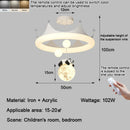 Axyaa Bubble Cloud Bear Ceiling Lamp: French Cream Style for Master Bedrooms & Kids Rooms