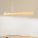 Axyaa Modern Solid Wood LED Chandelier for Dining Kitchen Living Room