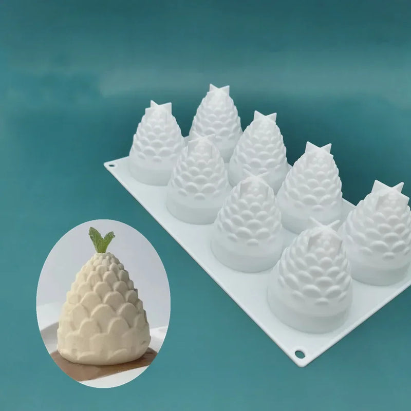 Axyaa 3D Fruit Silicone Cake Mold Baking Tool Kit for Cupcake Decoration