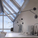 Axyaa Adjustable Swing Arm LED Wall Lamp for Modern Living Room Lighting
