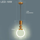 Axyaa Nordic Pendant Light: Postmodern Luxury for Restaurant, Bedroom, and Staircase.
