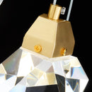 Modern Crystal Pendant Light by Axyaa - Stylish Bedroom Lamp for Indoor Decor