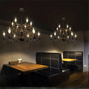 Axyaa Vintage Iron Candle Chandelier for Kitchen Dining Room