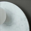 Axyaa Circular Green Marble Sconce LED Wall Lamp