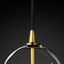 Axyaa Globe LED Pendant Light - Nordic Gold Metal Hanging Lamp