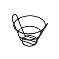 Axyaa French Fries Cone Basket Holder Set - Food Display Rack with Dip Dishes & Chicken Snack Bowl