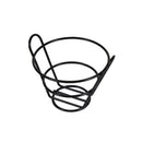 Axyaa French Fries Cone Basket Holder Set - Food Display Rack with Dip Dishes & Chicken Snack Bowl