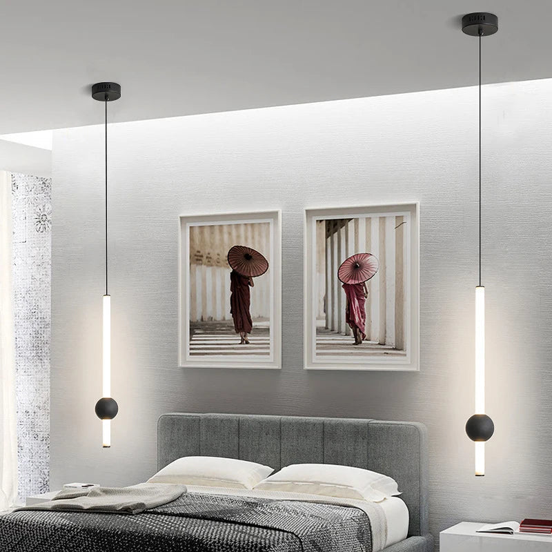 Axyaa Modern Bedroom Bedside Pendant Lights for Kitchen & Bar Decor