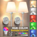 Axyaa RGB LED Wall Lamp 1200mA 40*16cm Portable Interior Luminaire for Bedroom & Hallway